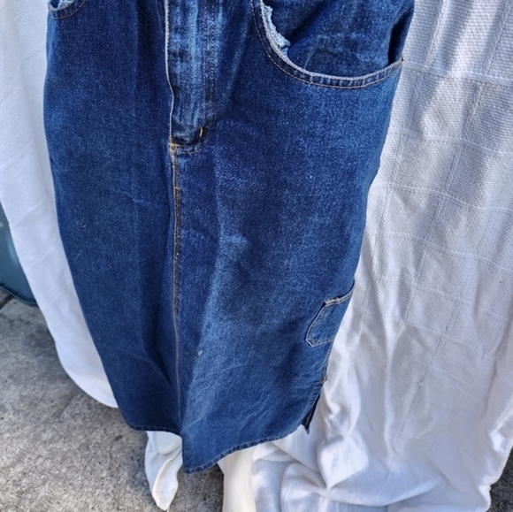 Vintage Big Pocket uDenim Skirt.11/12 - Picture 3 of 13